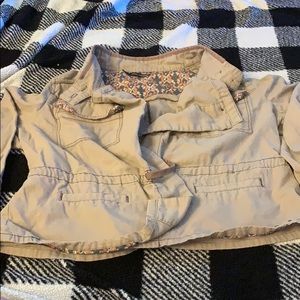 Military inspired lightweight jacket